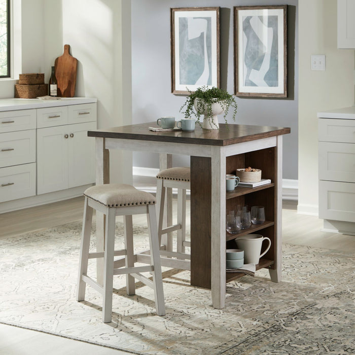 Brook Creek 3-Piece Counter Set Two Tone