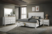 Ashton white bedroom furniture in a coordinated room setting