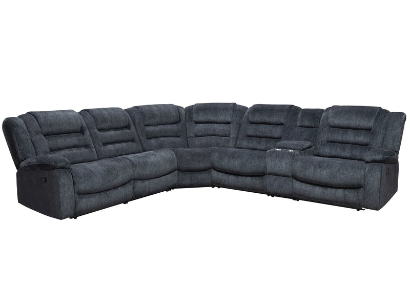BOLTON - MISTY STORM 6pc Modular Reclining Sectional
