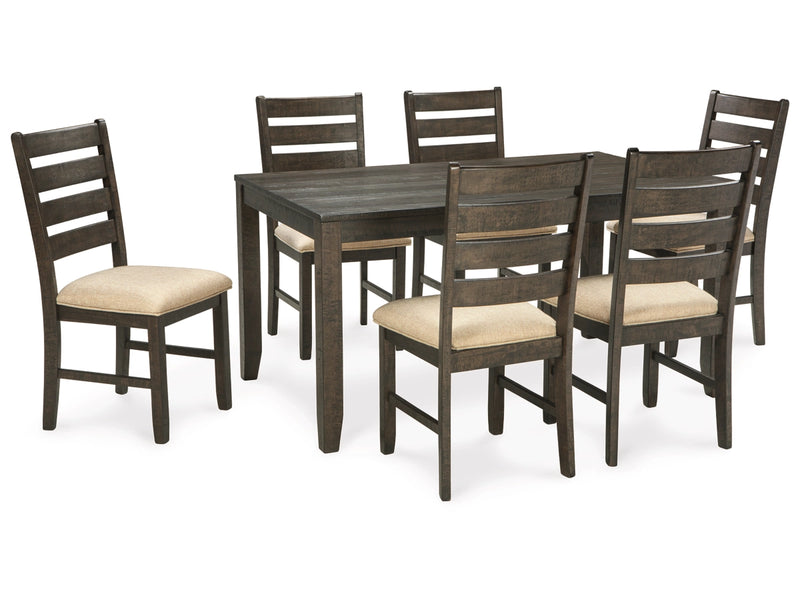 Rokane Dining Table and Chairs Set of 7