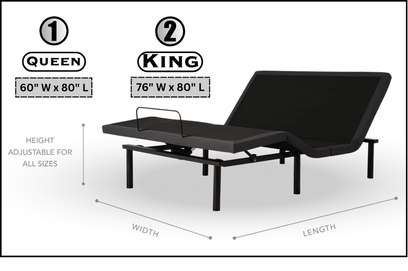 baselogic™ Silver Adjustable Base by Serta