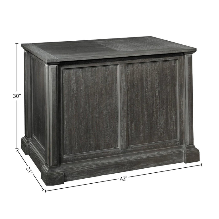 Gramercy Park Writing Desk + Lateral File Cabinet