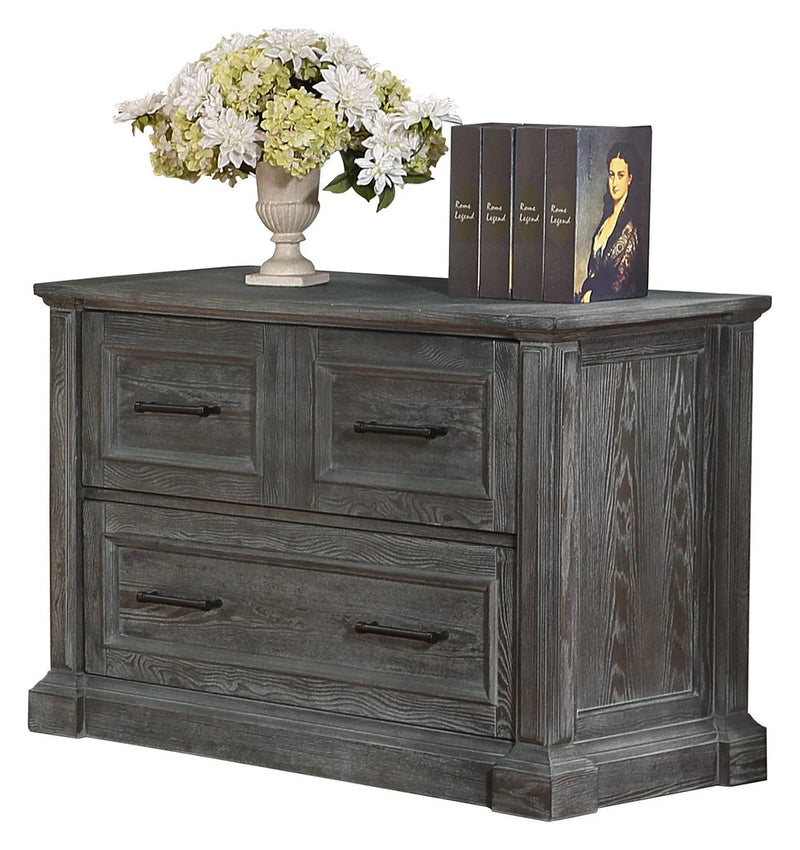 Gramercy Park Writing Desk + Lateral File Cabinet