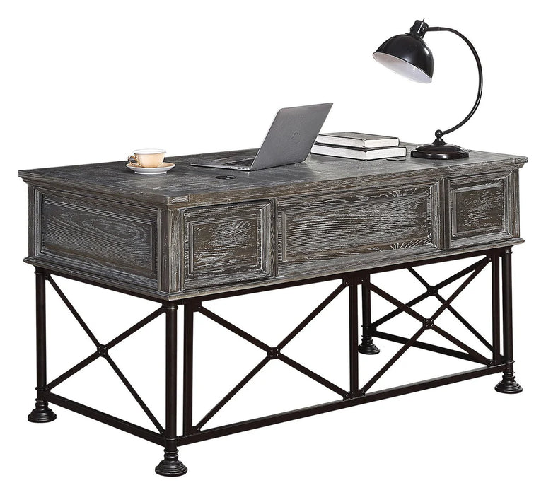 Gramercy Park Writing Desk + Lateral File Cabinet