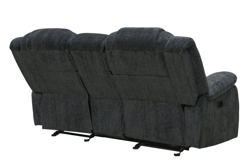 Parker House Bolton Misty Storm Manual Glider Console Loveseat