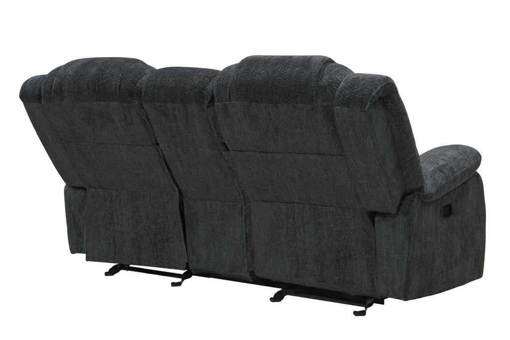 Parker House Bolton Misty Storm Manual Glider Console Loveseat