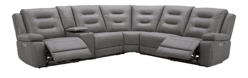 CALDWELL - TAHOE CHARCOAL Power Reclining Sectional