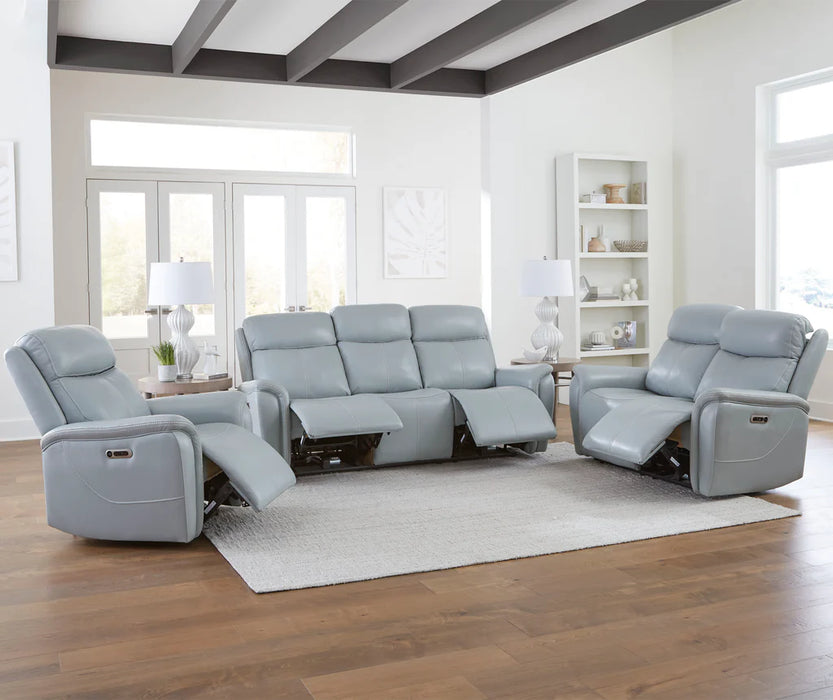 CASCADE - SEA MIST GREY Power Loveseat