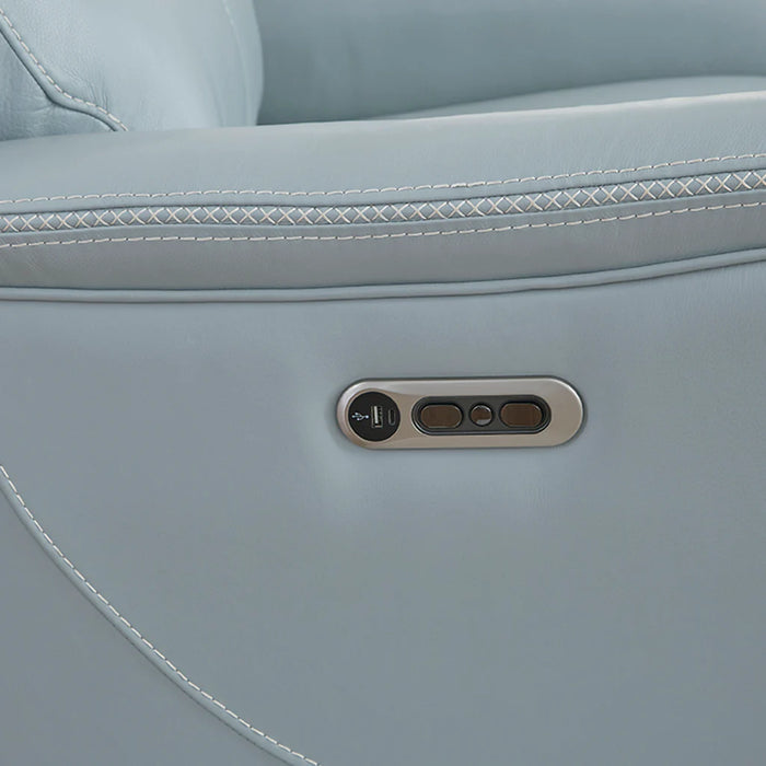 CASCADE - SEA MIST GREY Power Loveseat