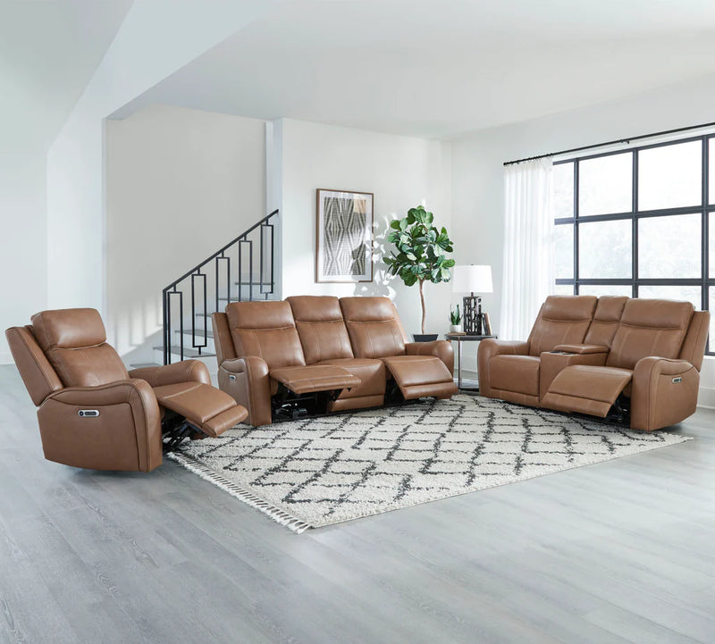 HAYWOOD - BUTTERNUT Power Sofa with Power Headrests