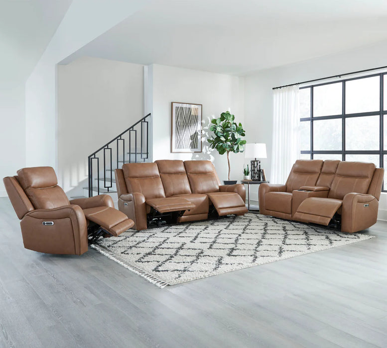 HAYWOOD - BUTTERNUT Power Sofa with Power Headrests