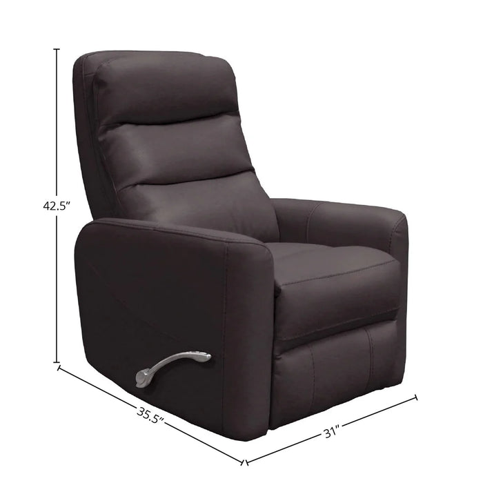 HERCULES - CHOCOLATE Manual Swivel Glider Recliner