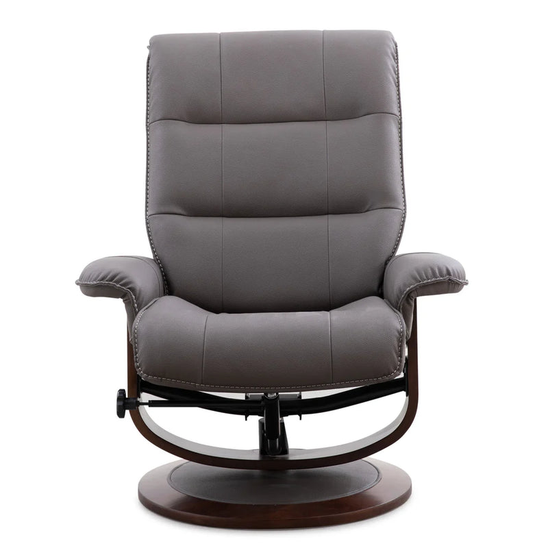 KNIGHT - HAZE Manual Reclining Swivel Chair & Ottoman