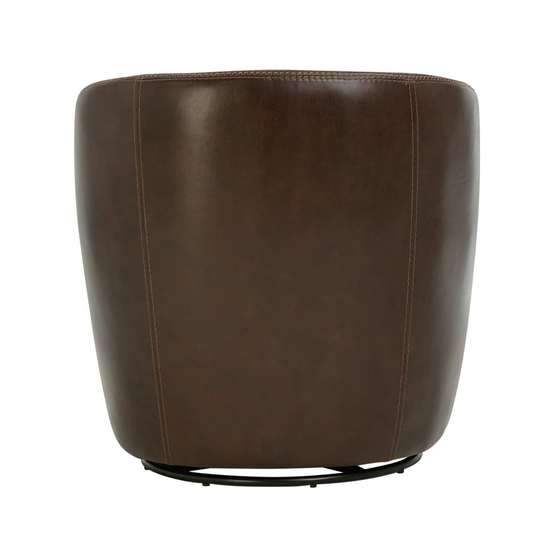 BAROLO - VINTAGE BROWN Swivel Club Chair