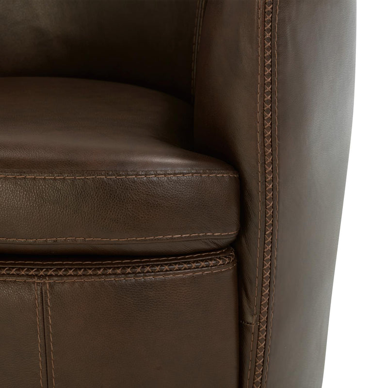 BAROLO - VINTAGE BROWN Swivel Club Chair