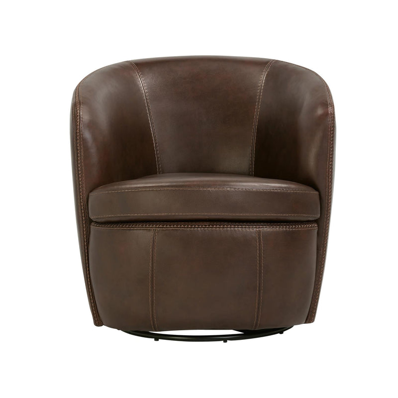 BAROLO - VINTAGE BROWN Swivel Club Chair