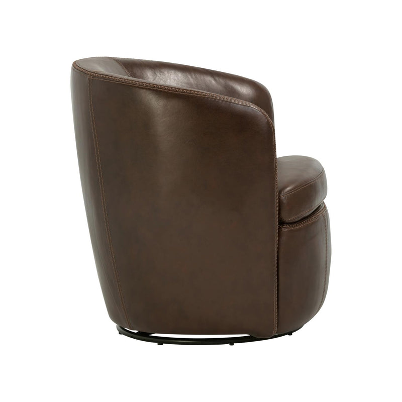 BAROLO - VINTAGE BROWN Swivel Club Chair