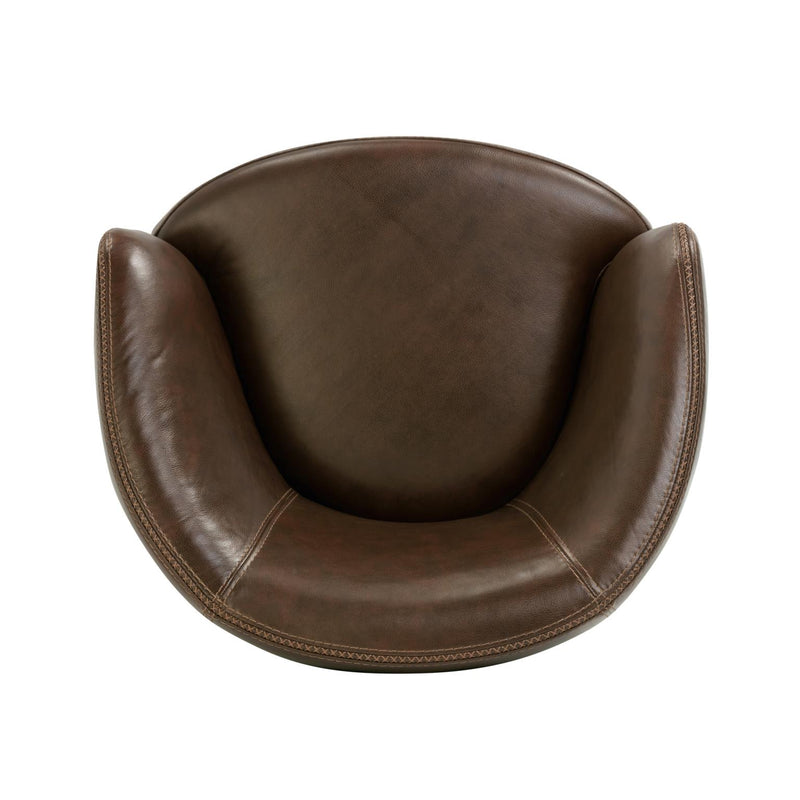 BAROLO - VINTAGE BROWN Swivel Club Chair