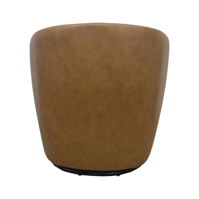 BAROLO - VINTAGE CARAMEL Swivel Club Chair