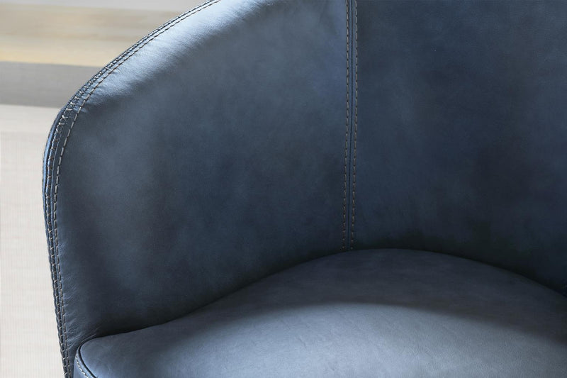 BAROLO - VINTAGE NAVY Swivel Club Chair