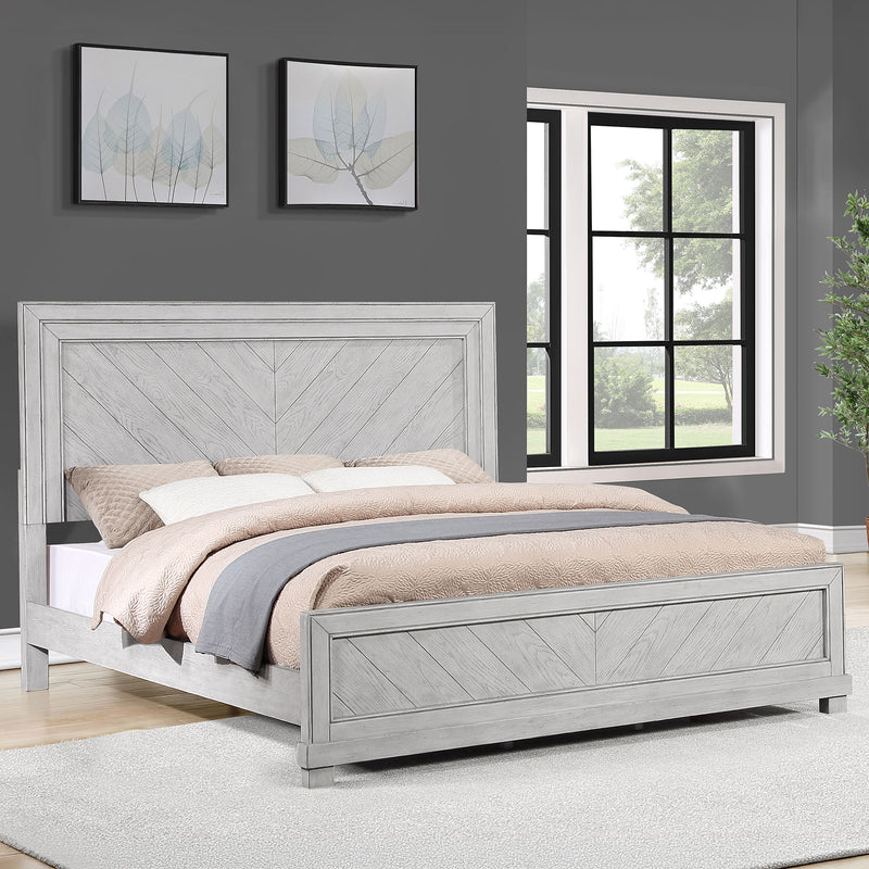 Montana Queen Bed – Matte Gray