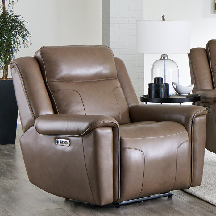 Atlantis Leather Zero Gravity Power Recliner
