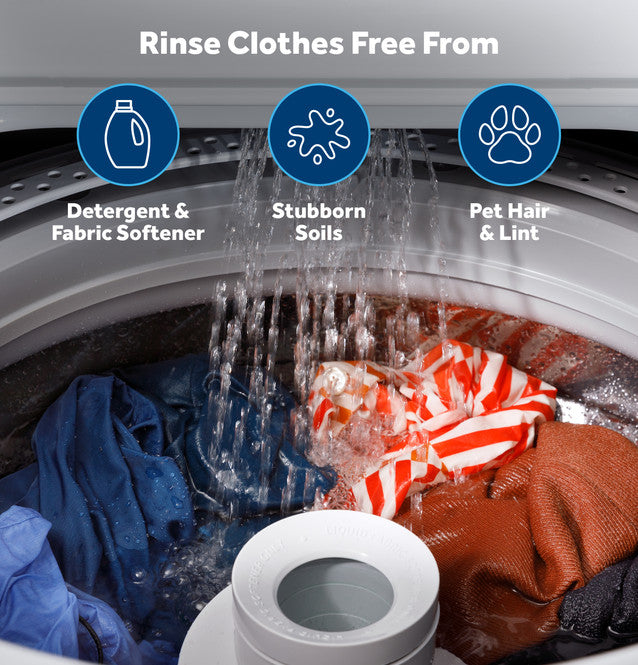 GE 4.3 cu. ft. Capacity Washer with Stainless Steel Basket