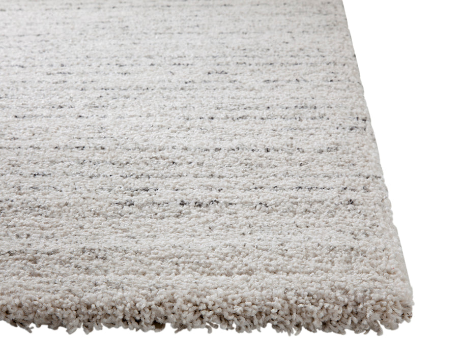 Ivory Charcoal Stripe Area Rug 5x8 lowrysfurniturestore