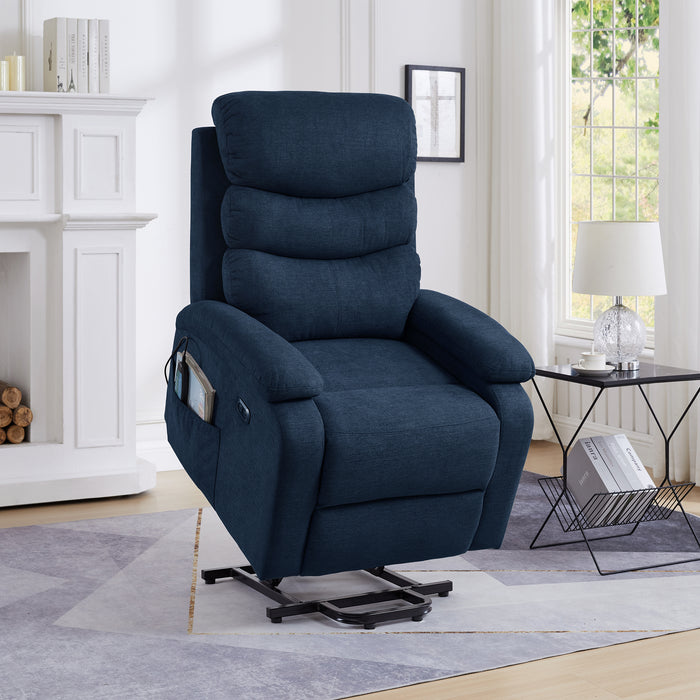 Lift Chair Blue with Message and Heat