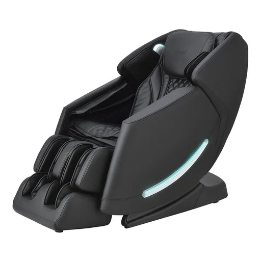 Osaki OS-3D Aspire massage chair in sleek black design with modern lighting features