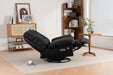 Black Power Recliner Swivel Glider USB Charger With Bluetooth Music Player | lowrysfurniturestore