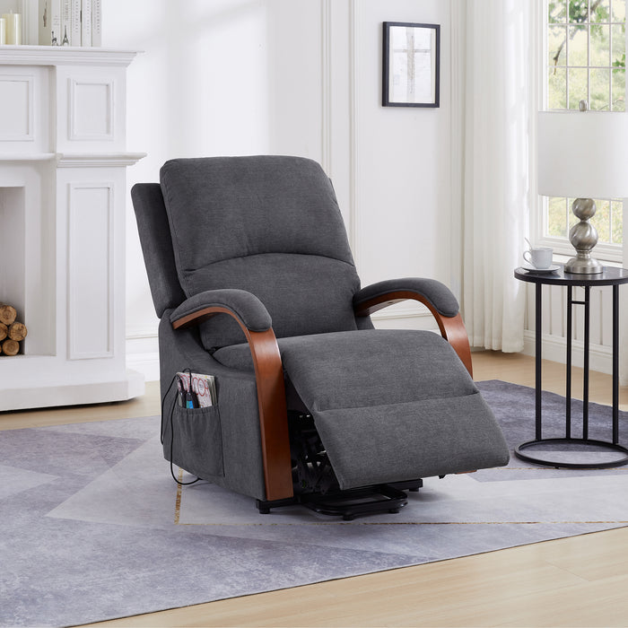 Lift Chair Gray with Message and Heat
