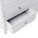 7 Drawers Solid Wood Dresser in White | lowrysfurniturestore