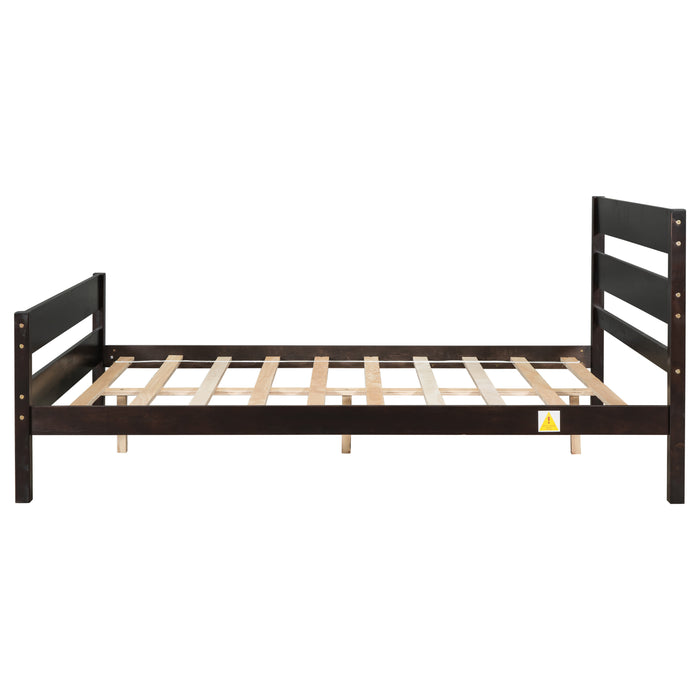 Full Bed with Headboard and Footboard,Espresso | lowrysfurniturestore