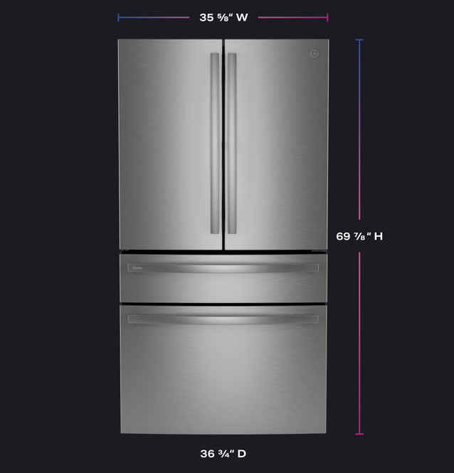 GE ENERGY STAR 28.7 Cu. Ft. Smart 4-Door French Door Refrigerator with Dual Dispense AutoFill Pitcher