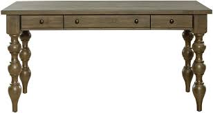 Americana Farmhouse Writing Desk in Dusty Taupe Finish