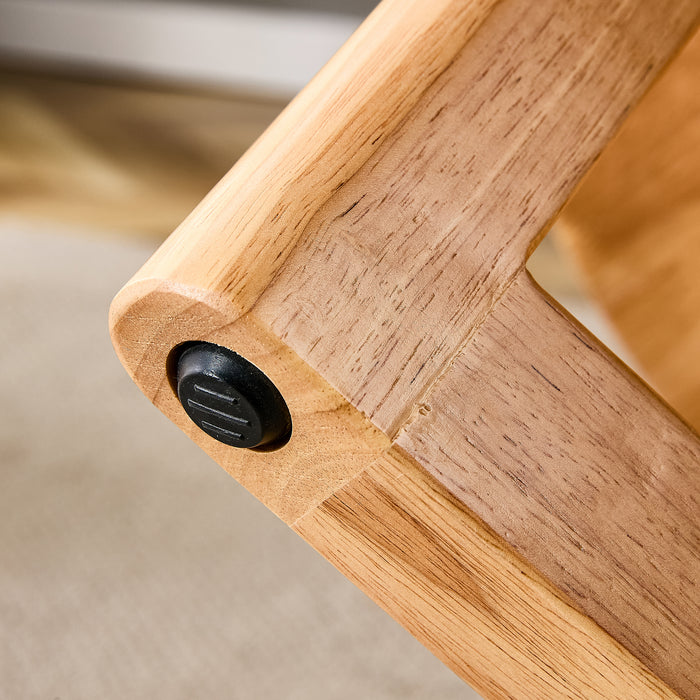 Natural Wooden Round Coffee Table