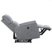 Gray Electric Power Recliner Chair with USB Charging Ports | lowrysfurniturestore