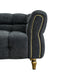 87" Dark Gray Modern Boucle Upholstery Fabric Sofa for Living Room | lowrysfurniturestore