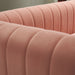 84.25'' Pink Contemporary Velvet Sofa Couch for Living Room | lowrysfurniturestore