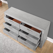 Montana dresser with all six drawers open