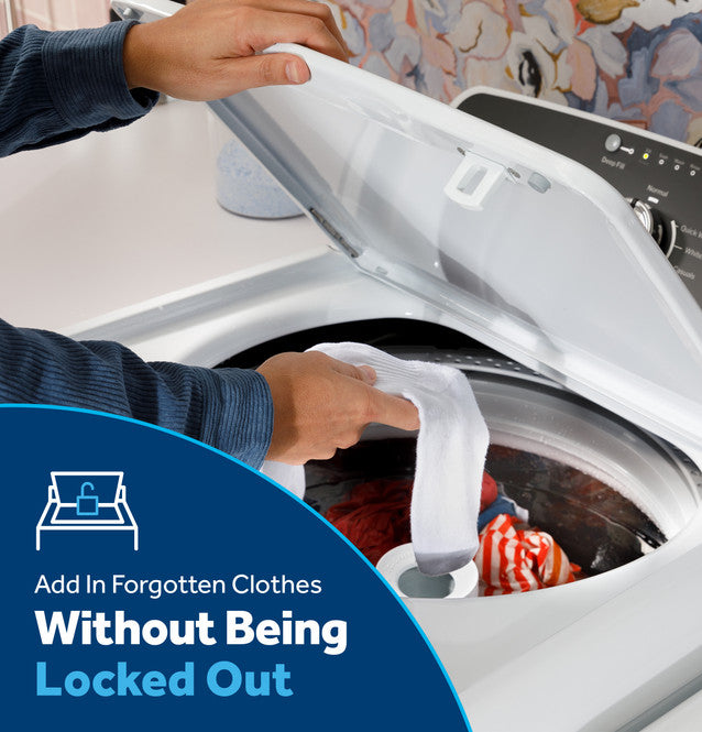 GE 4.3 cu. ft. Capacity Washer with Stainless Steel Basket