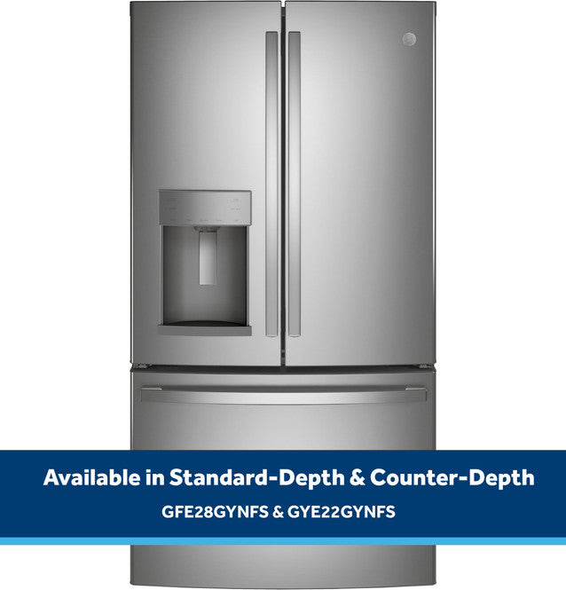 GE ENERGY STAR 27.7 Cu. Ft. Fingerprint Resistant French Door Refrigerator - Local Pickup Only