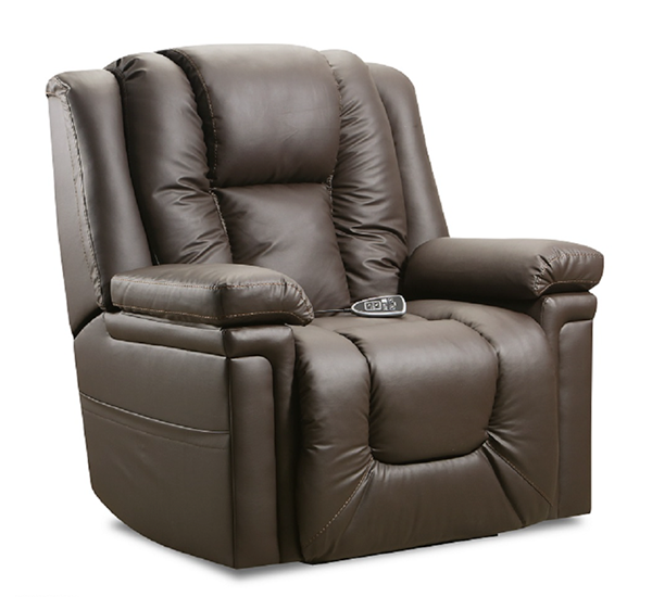 Patriot Chocolate Power Lift Recliner with Heat & Massage