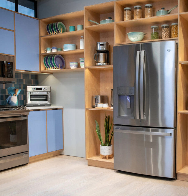 GE ENERGY STAR 27.7 Cu. Ft. Fingerprint Resistant French Door Refrigerator - Local Pickup Only