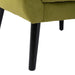 Devan Modern Soft Olive Green Velvet Accent Chair lowrysfurniturestore