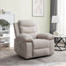 Beige Power Recliner Chair with Adjustable Massage Function Recliner Chair with Heating System for Living Room | lowrysfurniturestore