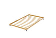Daybed, sofa bed metal framed with trundle twin size, golden, 77'' L x 40.6'' W x 14.5''H
