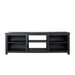 Living room TV stand furniture with 6 storage compartments and 1 shelf cabinet, high-quality particle board