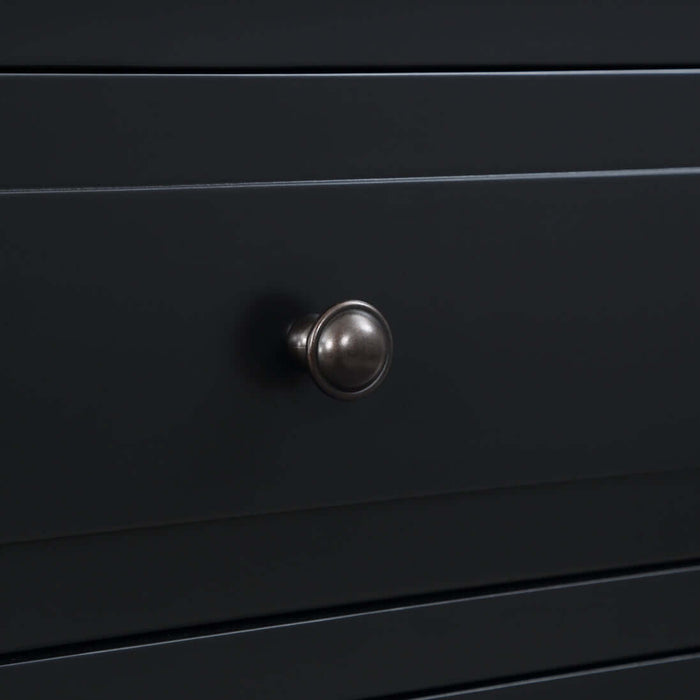 3-Drawer Nightstand Storage Wood Cabinet